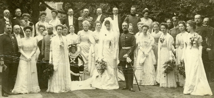 Hochzeit von Großtante Hertha von Raven-Beust mit Johannes von Schierstädt im Jahr 1909